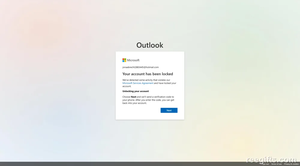Outlook 提示账户已锁定